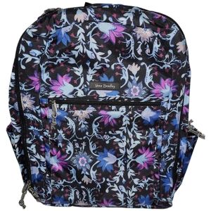 Vera Bradley Lighten Up Grand Backpack Laptop Bramble Vines Large School Travel